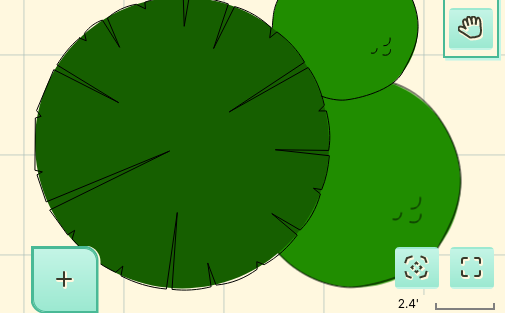 Scale indicator shown on the bottom right showing the scale in feet